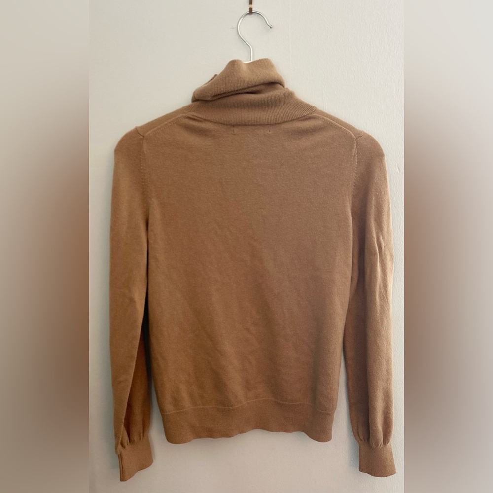 Banana Republic Tan Knit Turtleneck | Neutral, Classic, Minimalist, Capsule - Picture 2 of 3